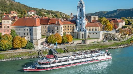 MS Dürnstein vor Dürnstein © Extremfotos_Markus Haslinger