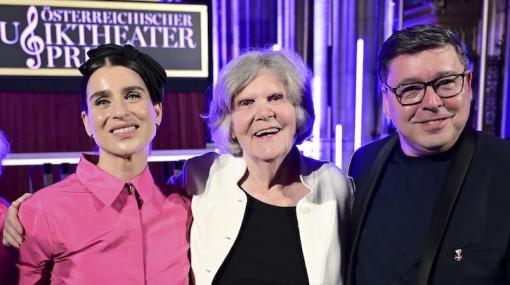 Österreichischer Musiktheaterpreis 2026 in der Wiener Votivkirch: Asmik Grigorian, Anja Silja, Karl-Michael Ebner © Christian Jobst