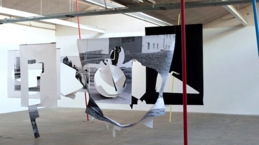 Sofie Thorsen © Sofie Thorsen, Spielplastiken, 2012, Installation view der Ausstellung Schnitt A-A', Kunsthaus Baselland, Foto: Viktor Kolibàl,  © Courtesy the Artist und Galerie Krobath, Wien/Berlin