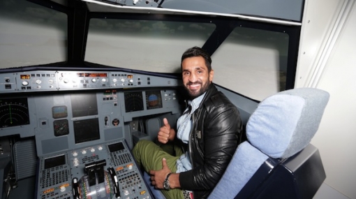 Fadi Merza bei Flightdecksystems Wien © Stefan Joham
