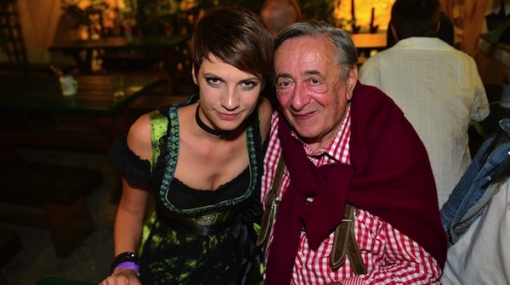 Felicitas Matern und Richard Lugner beim Neustifter Kirtag © Harald Artner