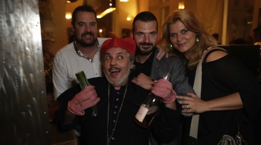 Andreas Schuster, Mario Soldo, Hannes Hochmann und Janina Schuster bei der hochmann's VIP-Eröffnung © Stefan Joham