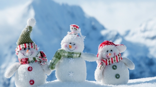 Snowman Family © Internet