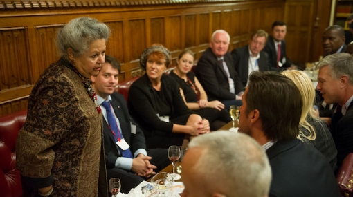 Baroness Shreela Flather, Mitglied House of Lords, UK © Steve Blunt