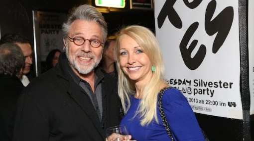 Adi Hirschal und Uschi Fellner bei der echo medienhaus Weihnachtsfeier 2013 © Ludwig Schedl