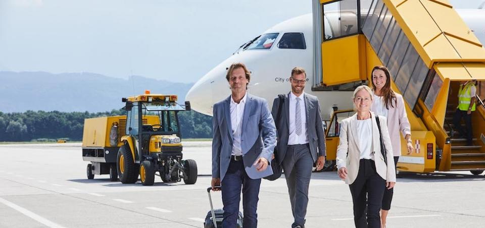 Passagiere am Airport Klagenfurt © Johannes Puch/Airport Klagenfurt