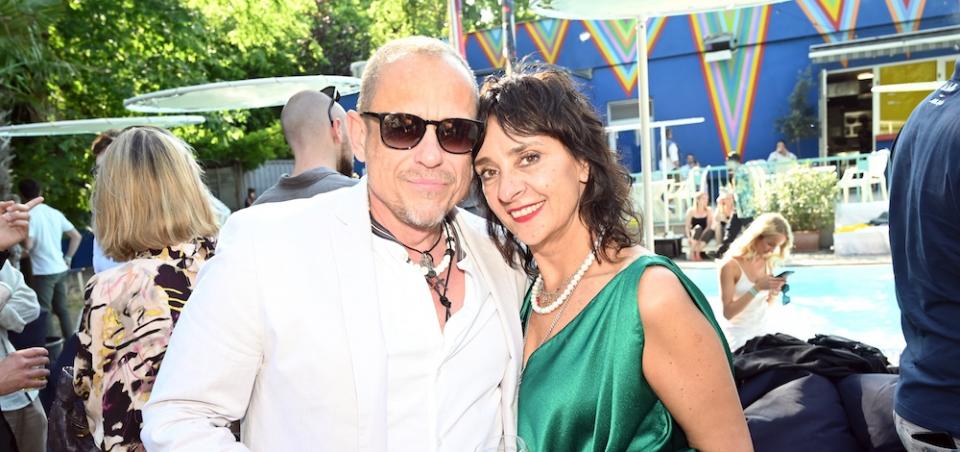30 Jahre Stella Models im Sauna Strand Klub: Gerry Keszler und Roberta Manganelli © Christian Jobst