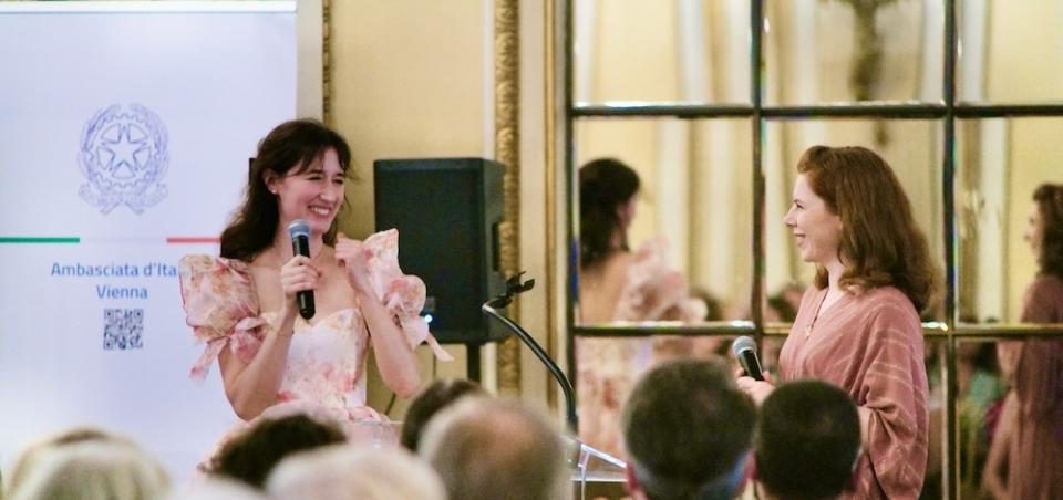 Maddalena Del Gobbo und Teresa Vogl (ORF) © Florian Godovitz
