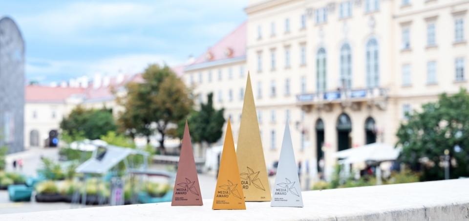 Media Award Statuette im Leopoldmuseum im Wiener Museumsquartier © Christian Jobst Media Award Statuette im Leopoldmuseum im Wiener Museumsquartier © Christian Jobst