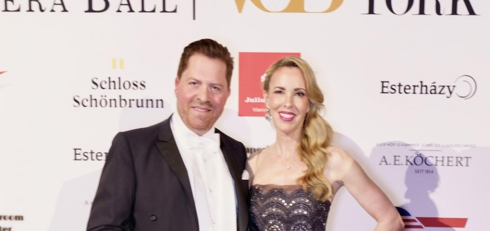 Viennese Opera Ball 2025: Daniel Serafin (Künstlerischer Direktor) und Silvia Frieser (The Event Atelier) © Charles Wills
