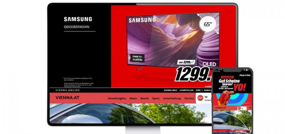 MediaMarkt setzt als First Mover auf Dynamic Head bei austria.com/plus © austria.com/plus MediaMarkt setzt als First Mover auf Dynamic Head bei austria.com/plus © austria.com/plus