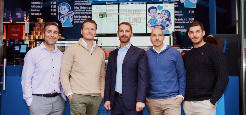 NAPOLINO by l’autentico: Mehdi Mahdavian, André Gargiulo, Philipp Kunz, Sandro Gargiulo und Christoph Moser © NAPOLINO by l’autentico