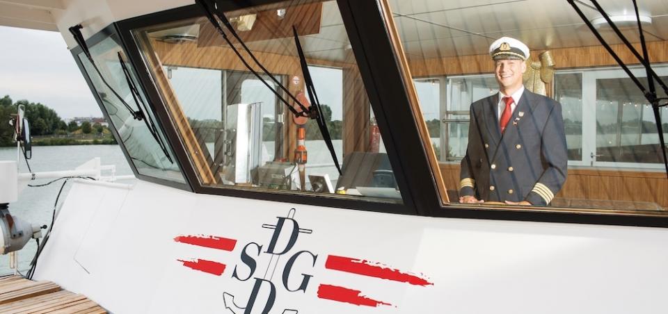 Rene Sowa, Kapitän der DDSG Blue Danube © Eva Kelety Rene Sowa, Kapitän der DDSG Blue Danube © Eva Kelety