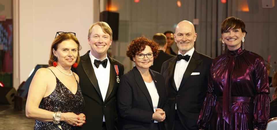 TOURISMUSSTARS 2026: Susanne Kraus-Winkler (Wirtschaftkammer Österreich). S.E. Art Fisher (U.S. Embassy), Staatssekretärin Elisabeth Zehetner (Bundesministerium für Wirtschaft, Energie und Tourismus), Initiator Christian P. Lerner (Very Media), Astrid Ste © Stefan Joham