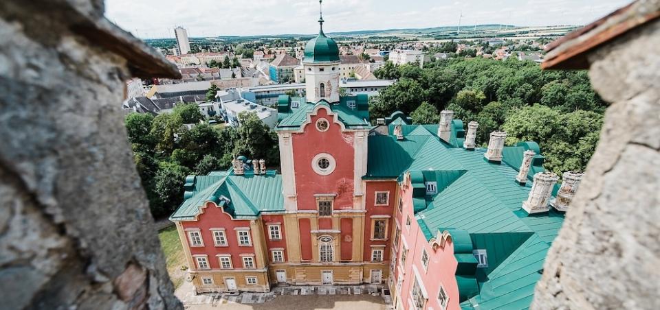 Schloß Prugg Turmblick © privat