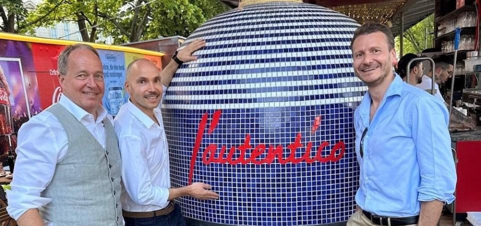 »l'autentico« startet Franchise: Bernhard Kloucek, André und Sandro Gargiulo © l'autentico