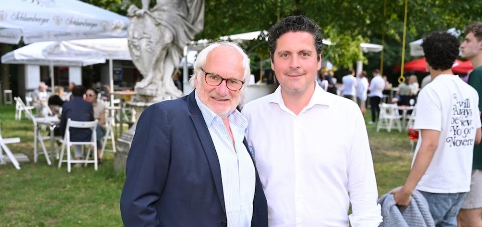 Eröffnung des PALAIS FREILUFT im Palais Auersperg: Michael Schottenberg und Paul Rittenauer © Christian Jobst