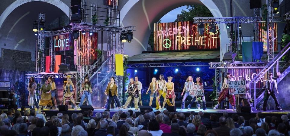 Kultmusical »Hair« beim Musikfestival Steyr 2026 © Peter Mayr Kultmusical »Hair« beim Musikfestival Steyr 2026 © Peter Mayr