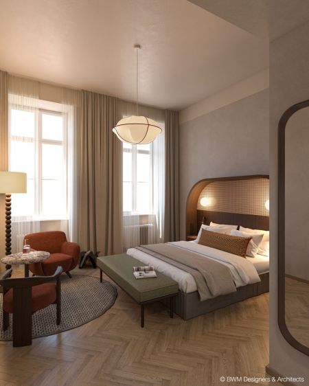Rendering Palais Mailberger Hof Interior 3 © BWM Designer & Architects