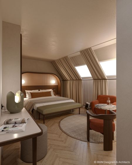 Rendering Palais Mailberger Hof Interior 4 © BWM Designer & Architects