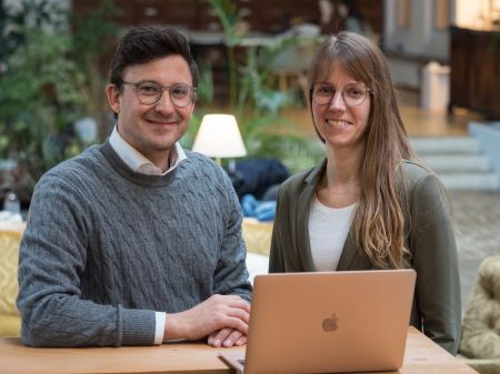 heart job: Simon Rutar und Sarah Brauns © Alexander Liebing