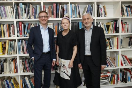 Ralph Gleis (Albertina), Ingried Brugger (Bank Austria Kunstforum Wien), Wolfgang Schilk (UniCredit Bank Austria) © Roland Rudolph